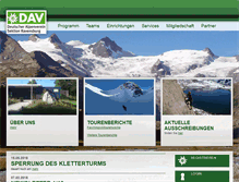 Tablet Screenshot of dav-ravensburg.info
